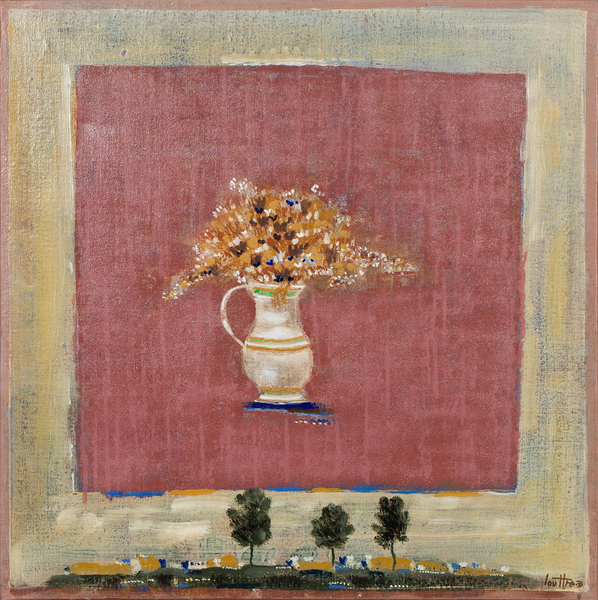 B. JEAN LOUTTRE, olja på duk, sign o dat a tergo 81.