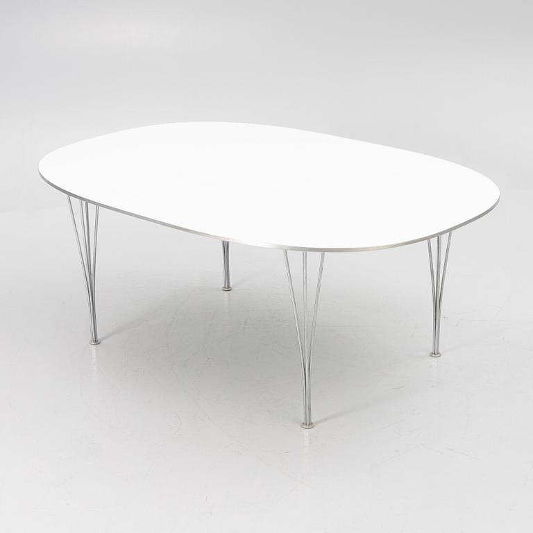 Bruno Mathsson & Piet Hein, A 'Superellips' dining table, Fritz Hansen, Denmark, 1996.