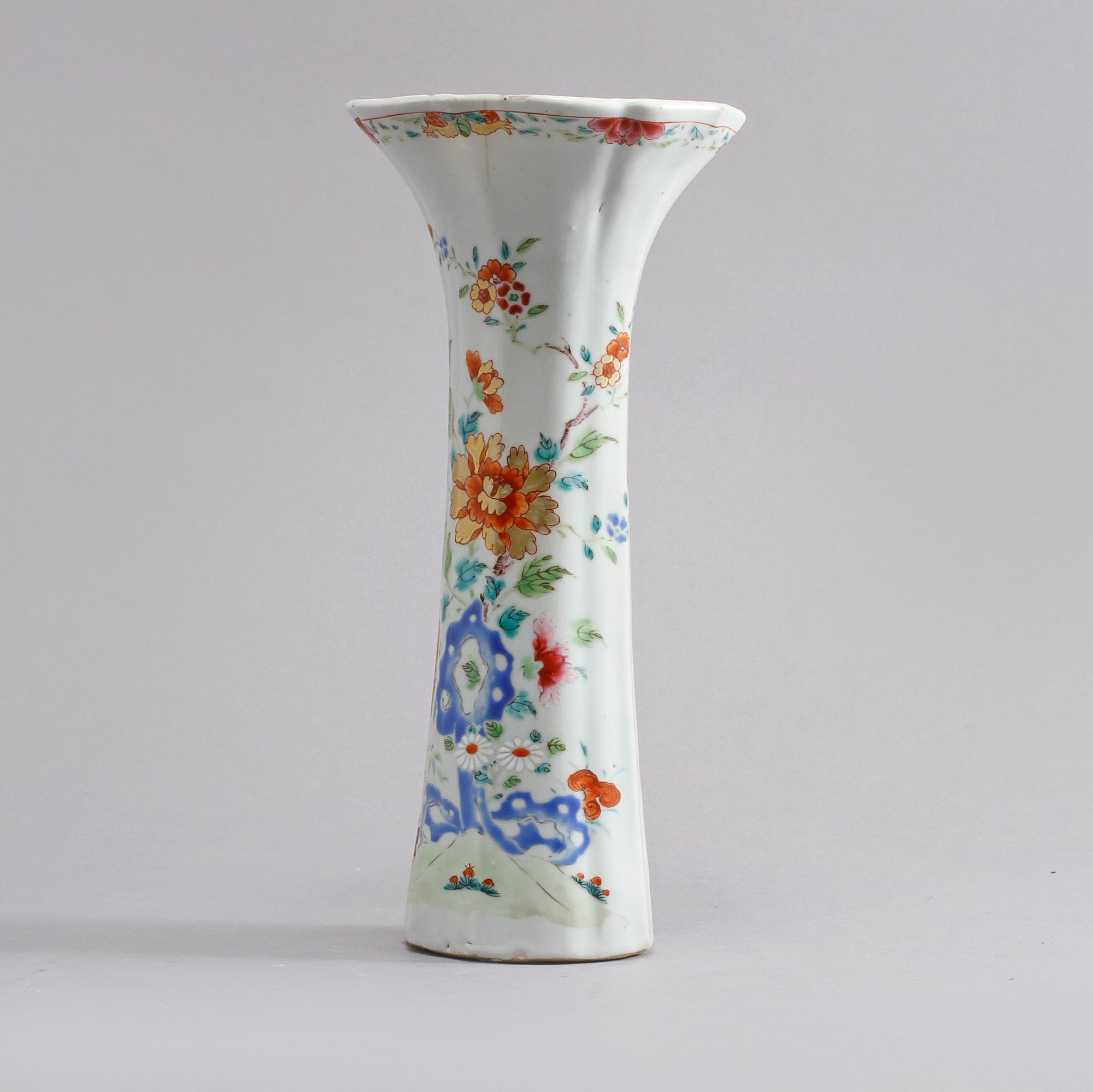VAS, porslin, kina, Qianlong, 1700-tal.