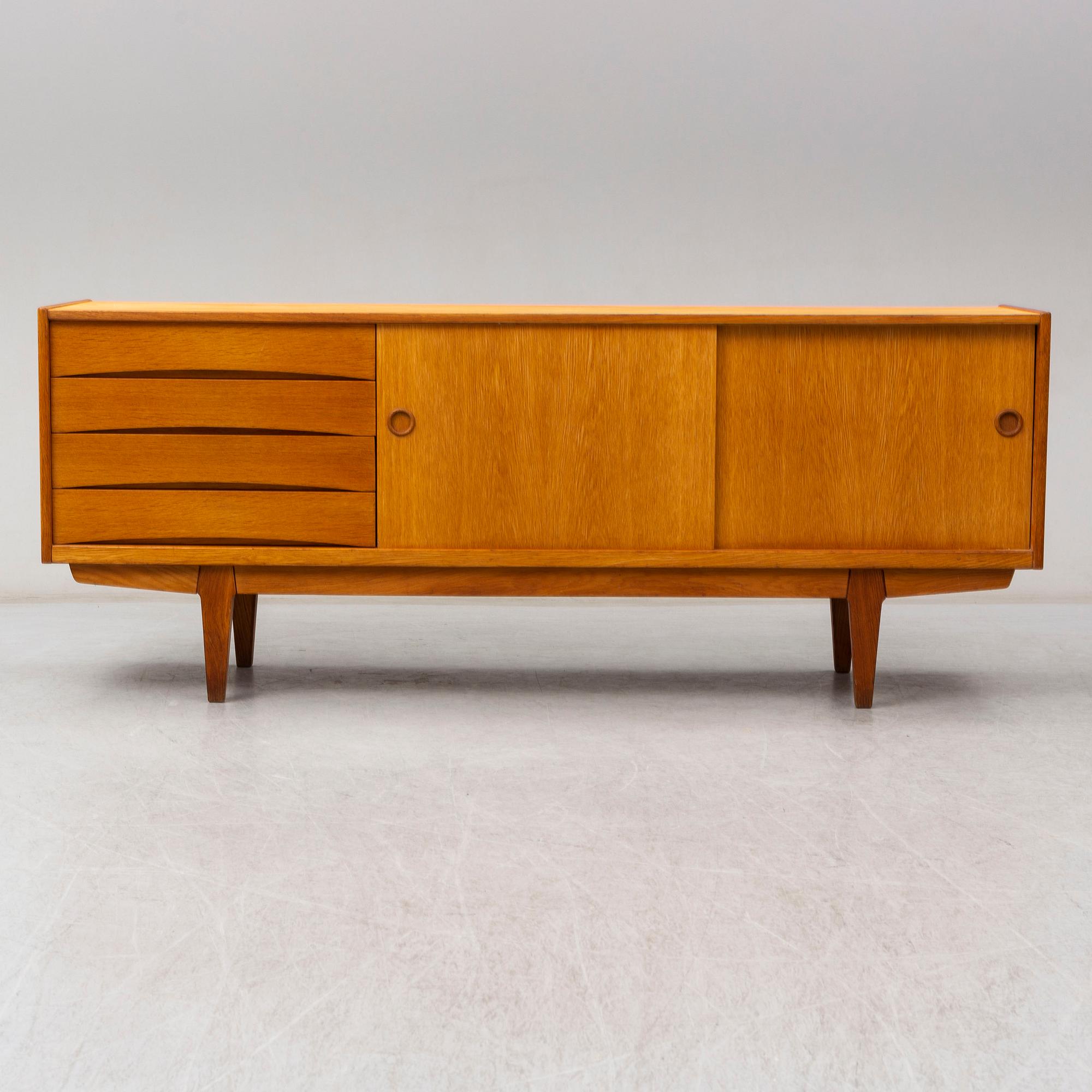 a 1960's oak sideboard by Er4ik Wörtz for Ikea.