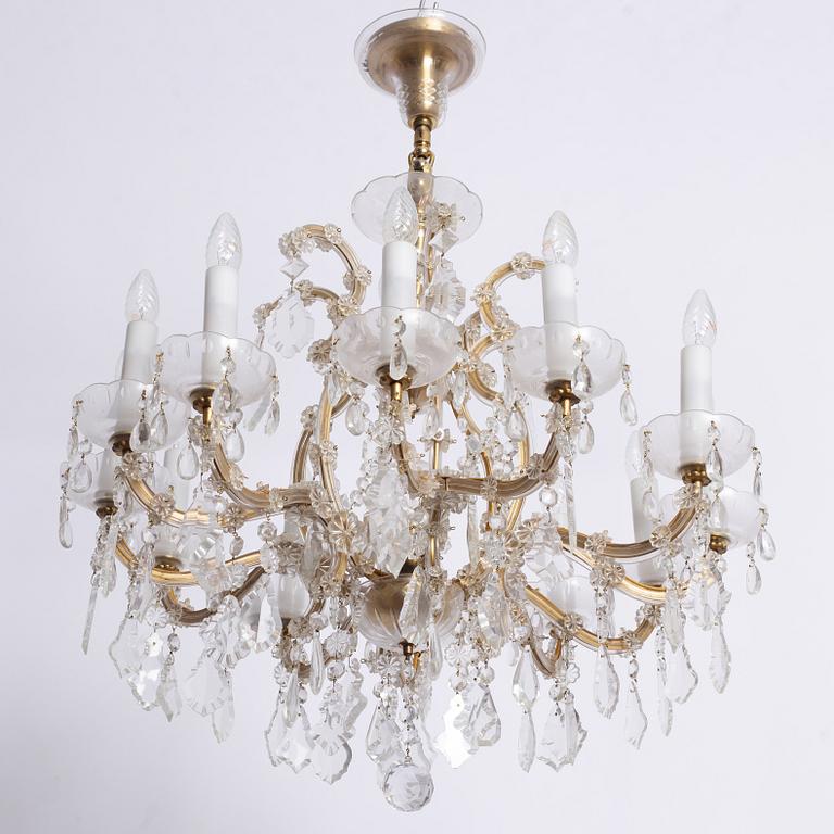 Ljuskrona venetiansk stil, 1900-tal.