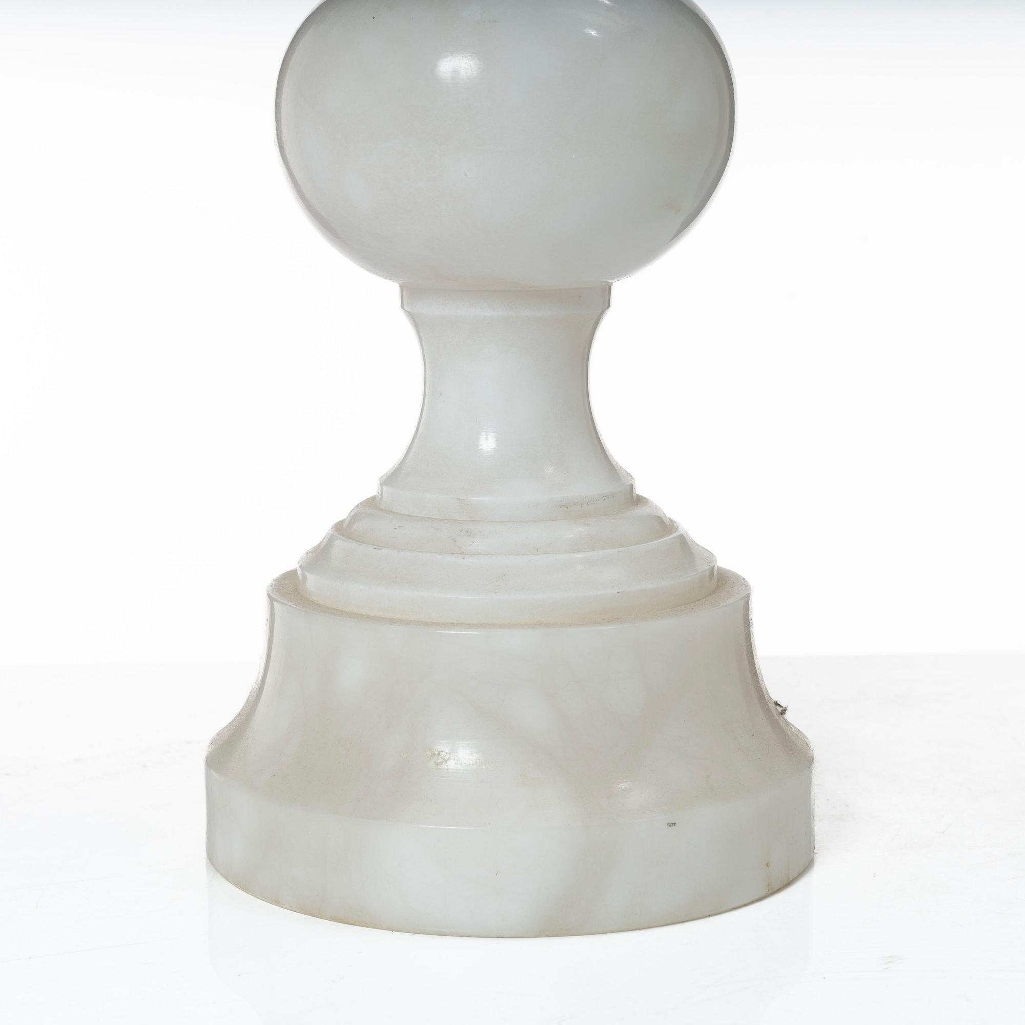 Bordslampor, ett par, troligen Italien, 1900-talets andra hälft.