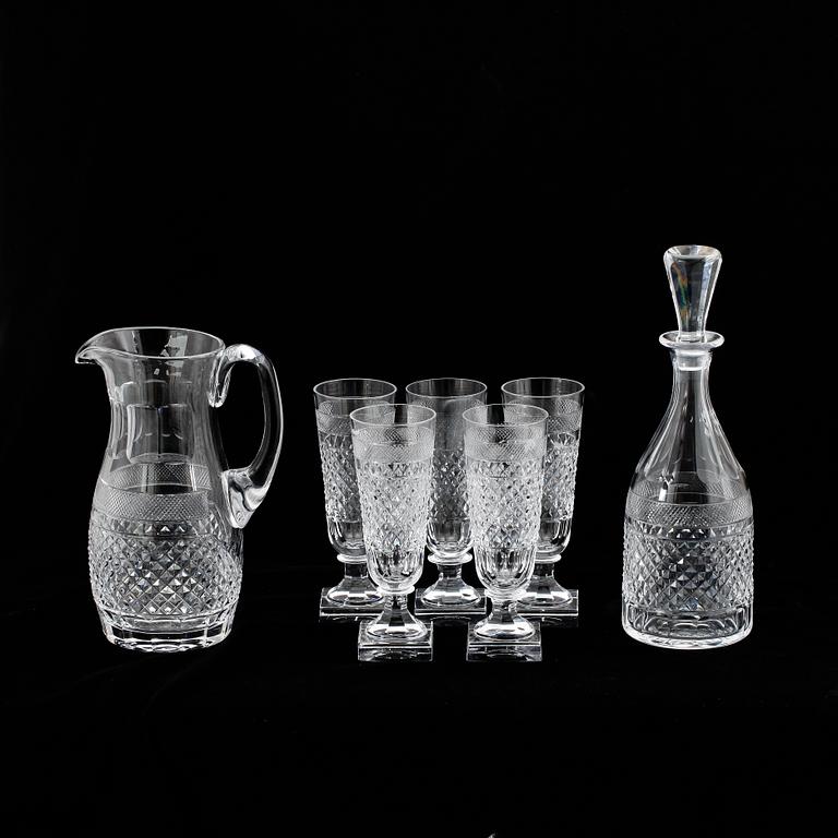 GLASSERVIS, 7 delar, "Kent", Elis Bergh, Kosta.