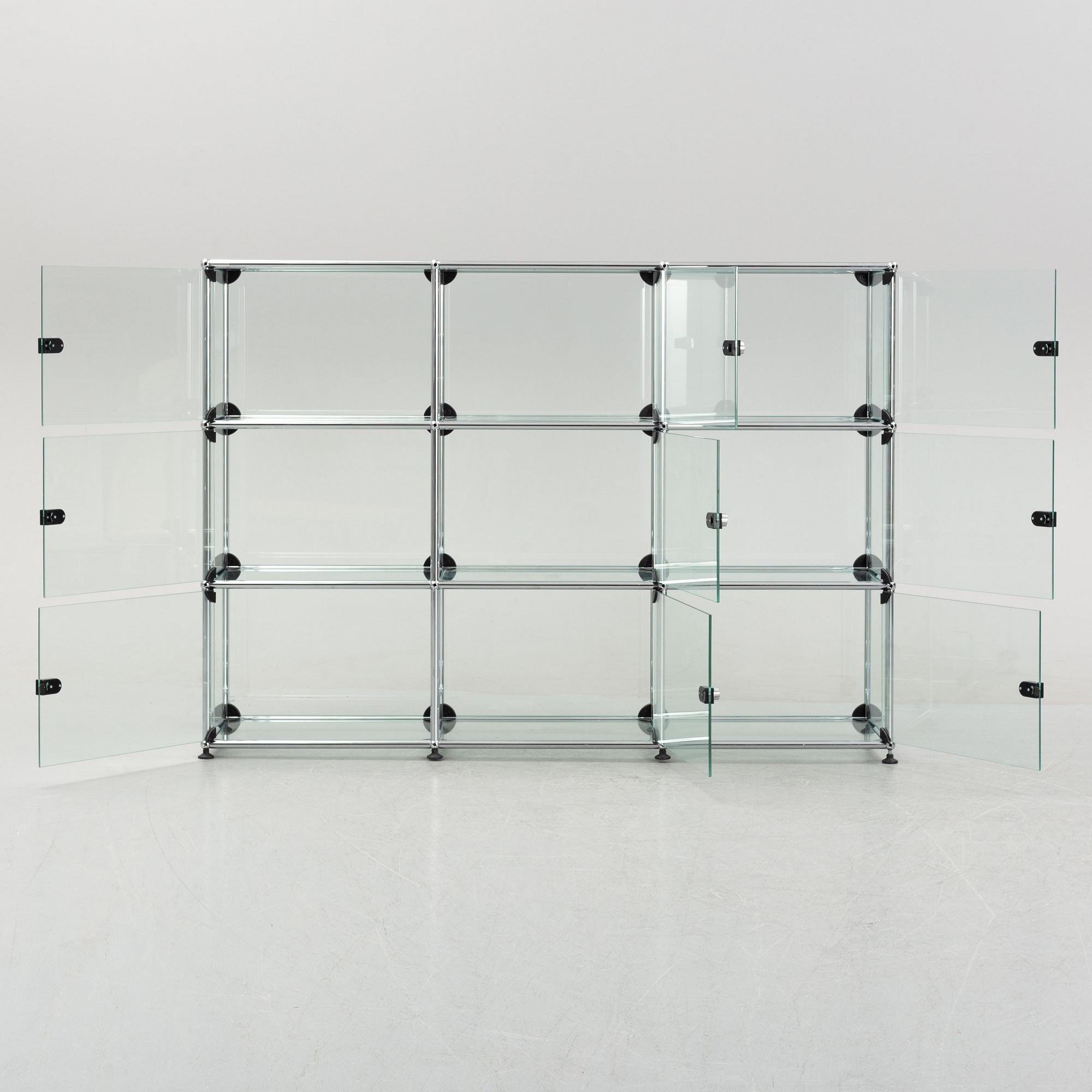 A 'USM Haller' module system by Haller & Schärer, second half of the 20th Century.