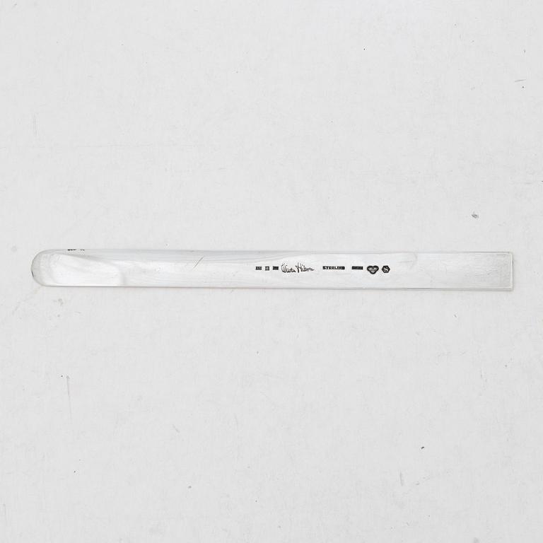 Wiwen Nilsson, Letter opener, sterling silver, Anders Nilsson, Lund 1963.