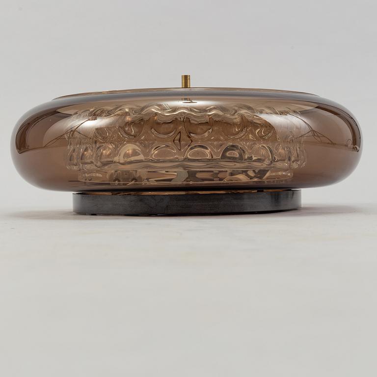 CARL FAGERLUND, plafondlampa, "Bubblan", Orrefors.