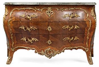 A Swedish Rococo commode by L. Nordin.