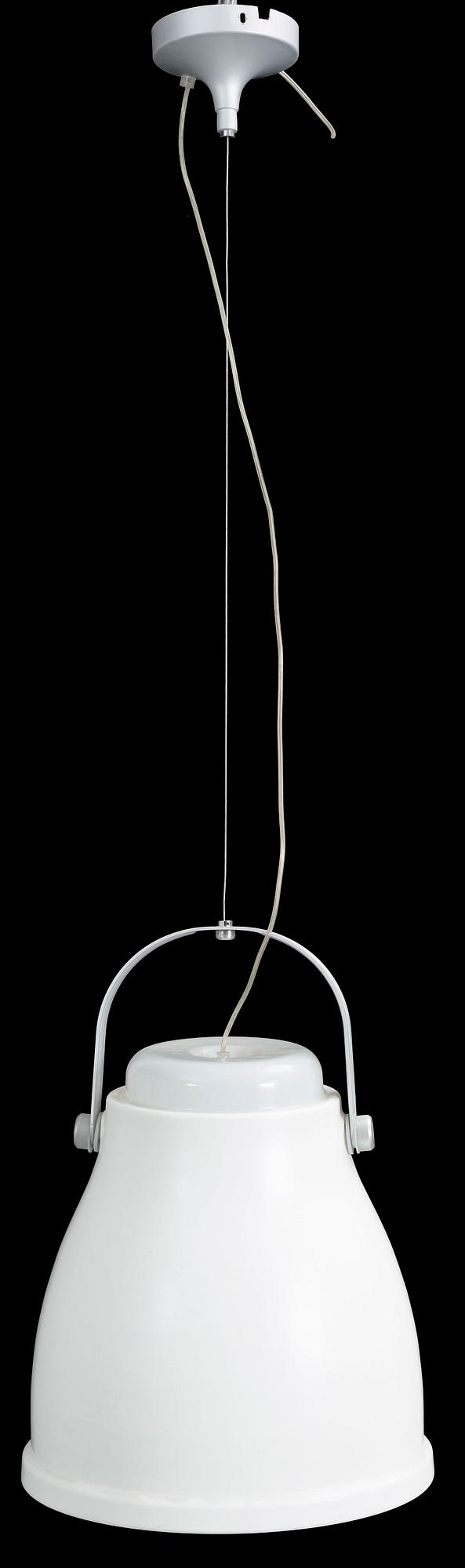 TAKLAMPA, metall, "Big Bell", design Sergio Brioschi för Anton Angeli, formgiven 1996. H 54.