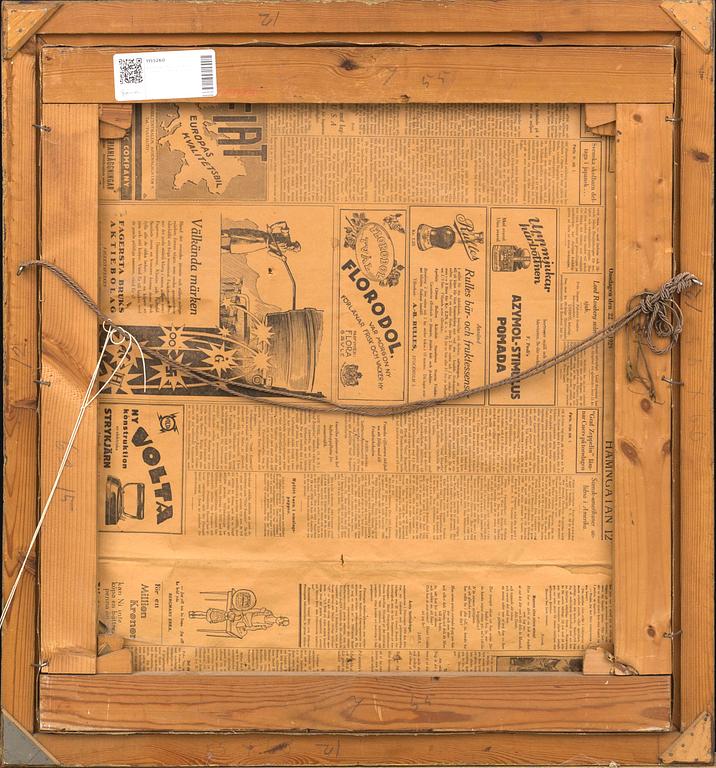 ELLEN TROTZIG, oil on canvas, signed and dated -29.