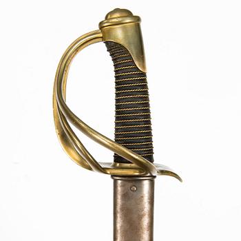 A French cavalry sabre, early 19th Century.