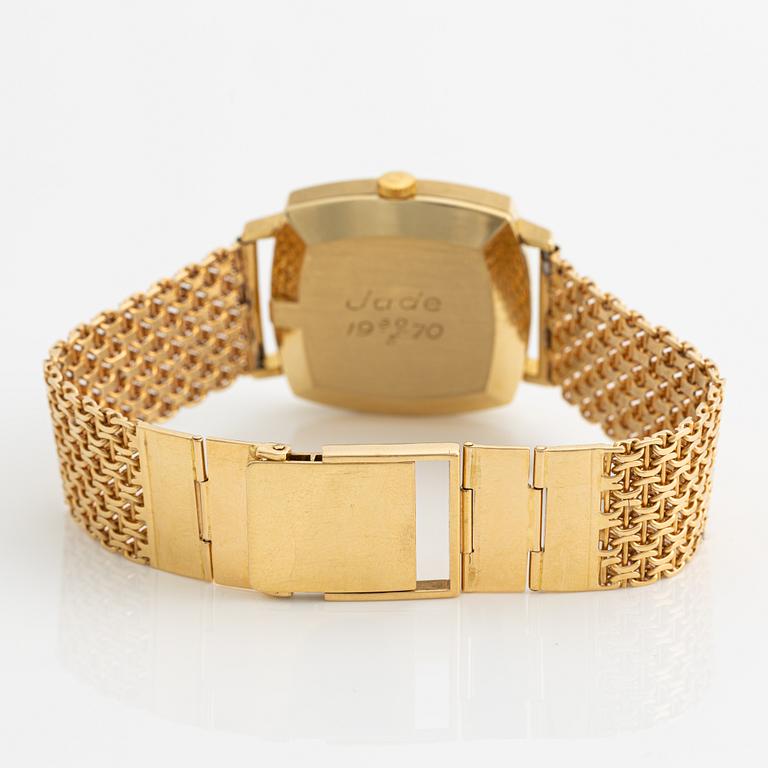 Omega, Genève, armbandsur, 31 x 31 (37) mm.