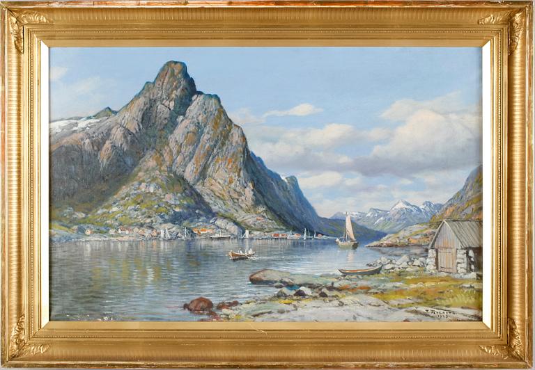 THORVALD RYGAARD, olja på duk, signerad och daterad 1929.