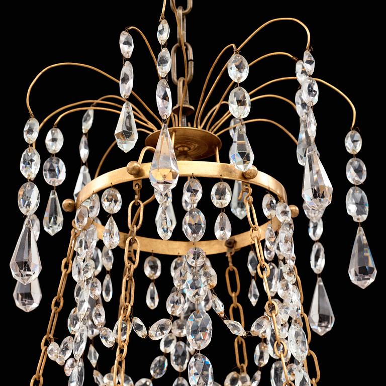 LJUSKRONA, för sju ljus, gustaviansk, 1700-talets slut.