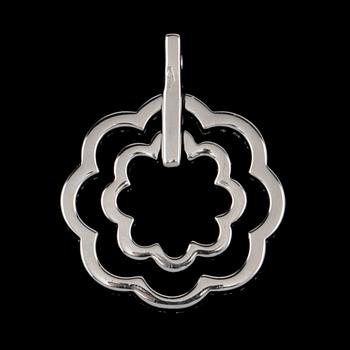 HÄNGE, 18k vitguld med 75 briljantslipade diamanter, 0.51 ct. Vikt 5 g.