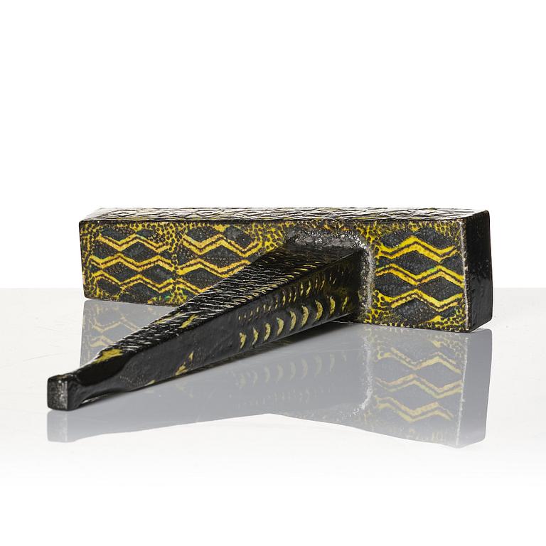 Birger Kaipiainen, a glazed faience sculpture. Rörstrand, Sweden 1950s.