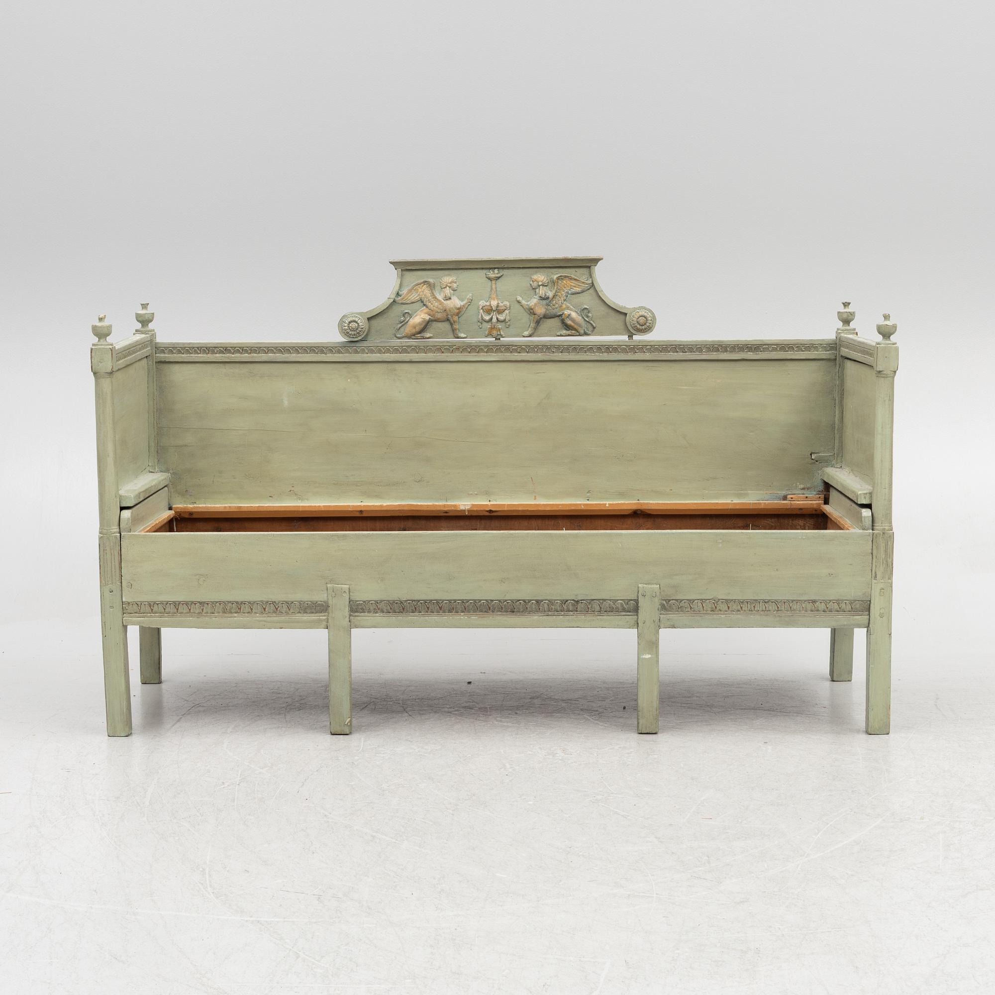 Sofa, Late Gustavian, circa 1800.
