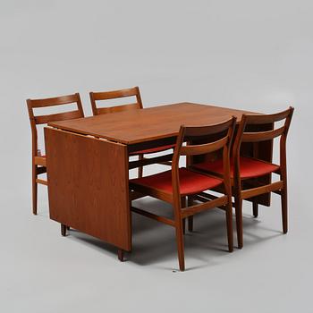 MATSATSGRUPP, 5 delar, 1950/60-tal.