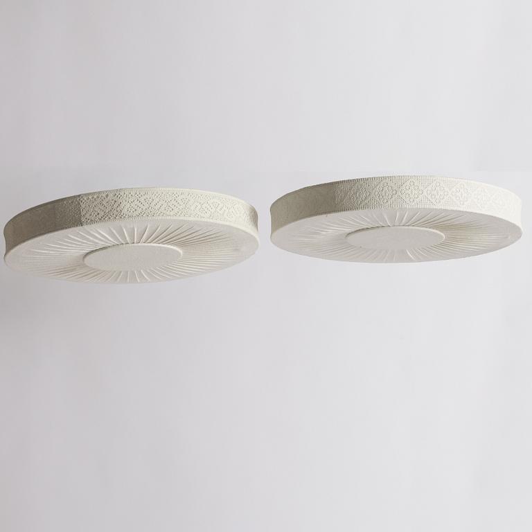 Takplafonder, ett par, Swedish Modern, 1940-tal.