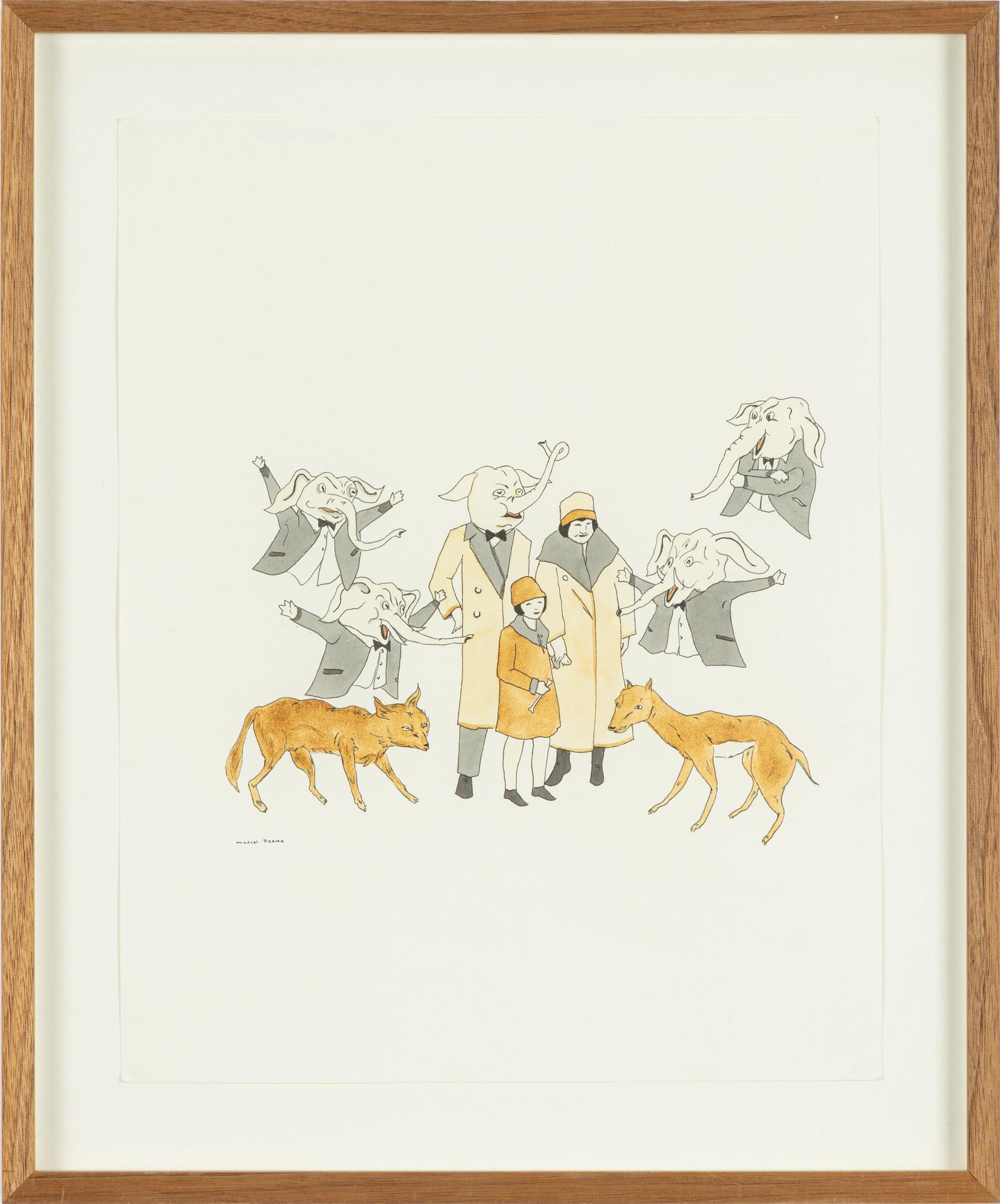 Marcel Dzama, Utan titel.