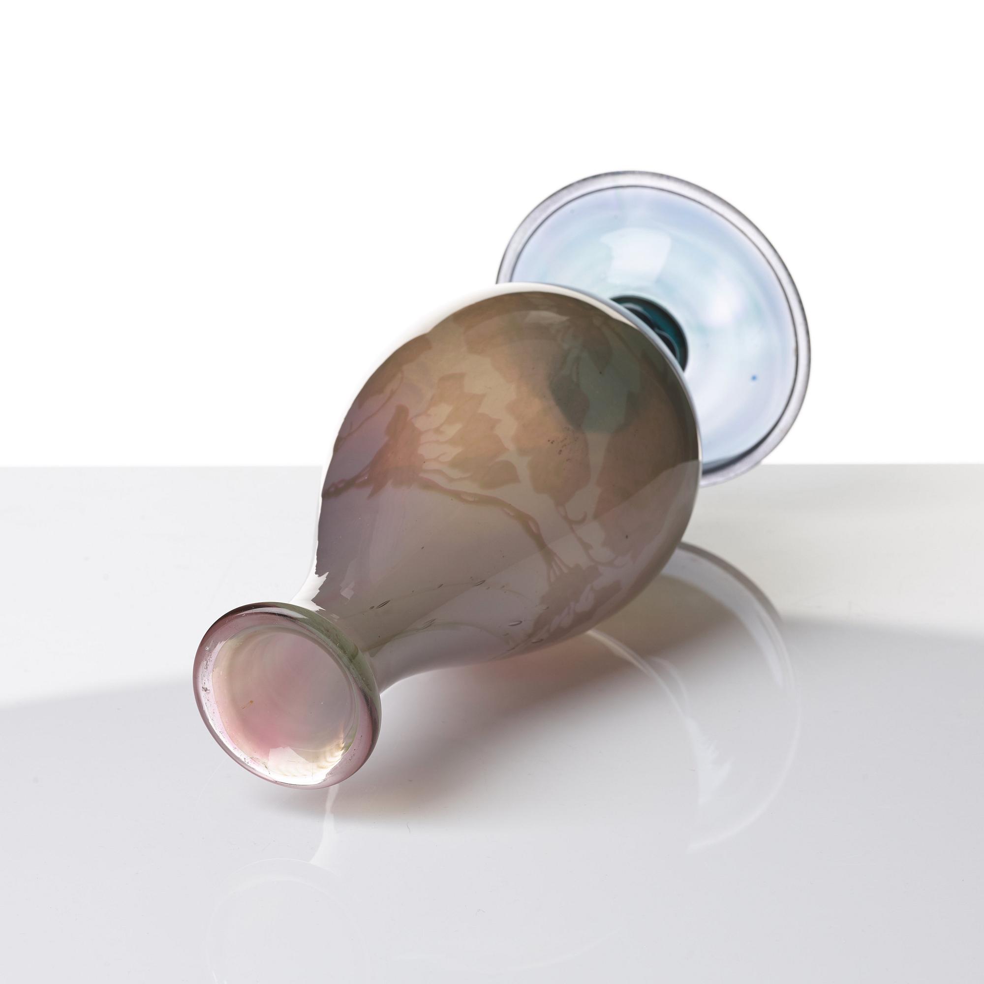 Simon Gate, a "graal" glass vase, Orrefors 1917, no 342.