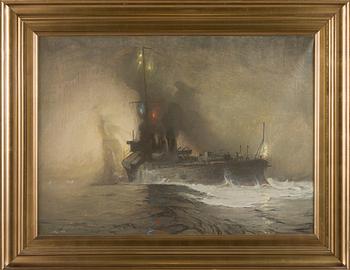 Harry Kluge, Warship in the Twilight.