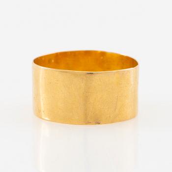 Ring 20K gold likely Lars Ryberg Gothenburg 1788-1812.