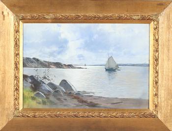 Carl Brandt · CARL BRANDT, pastell, signerad och daterad 98.