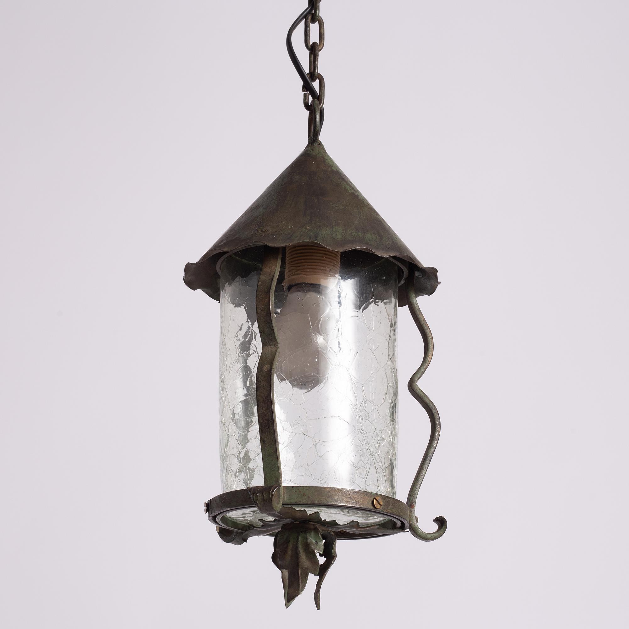 A ceiling lantern, 1920s.