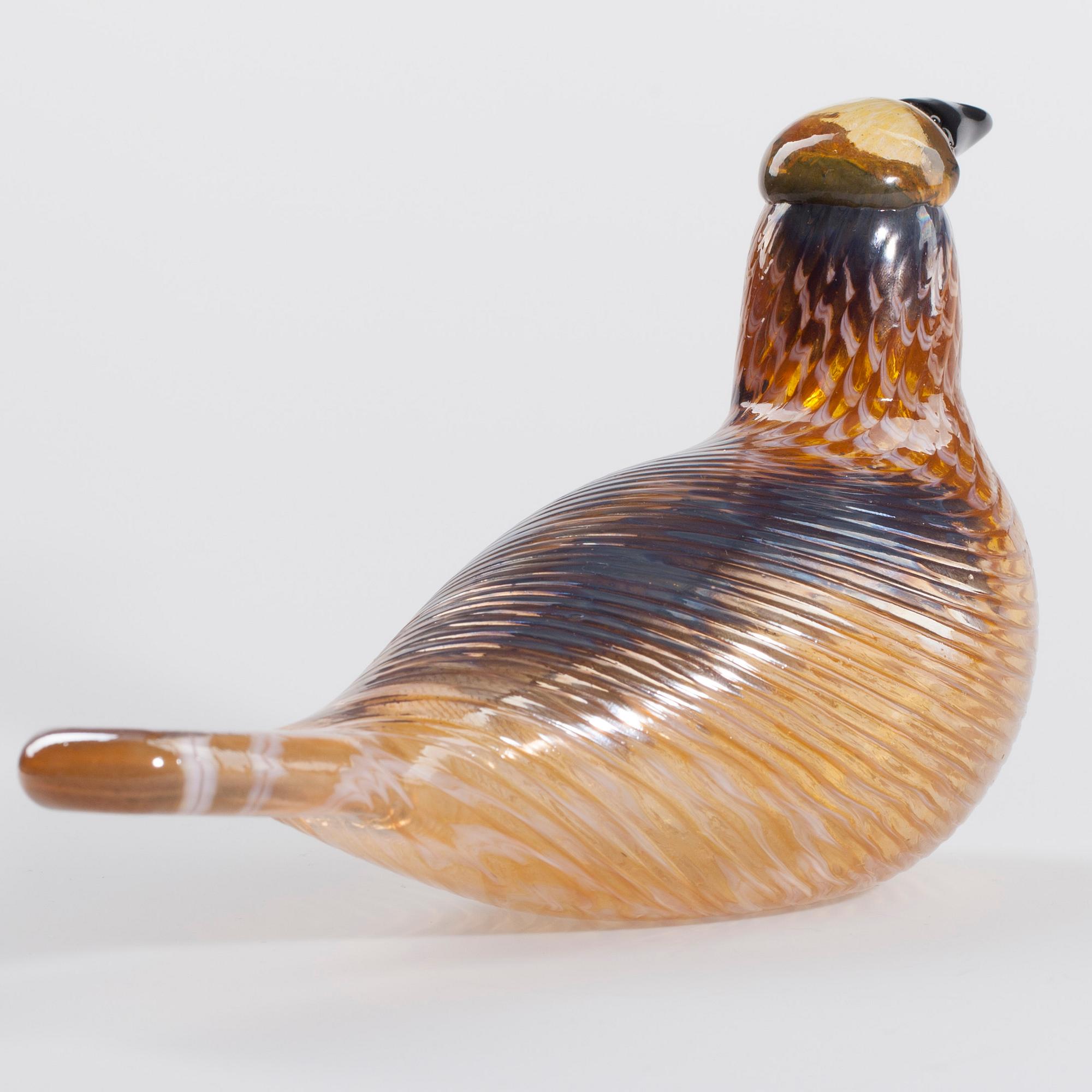 FIGURIN, glas, signerad O. Toikka, Nuutajärvi.