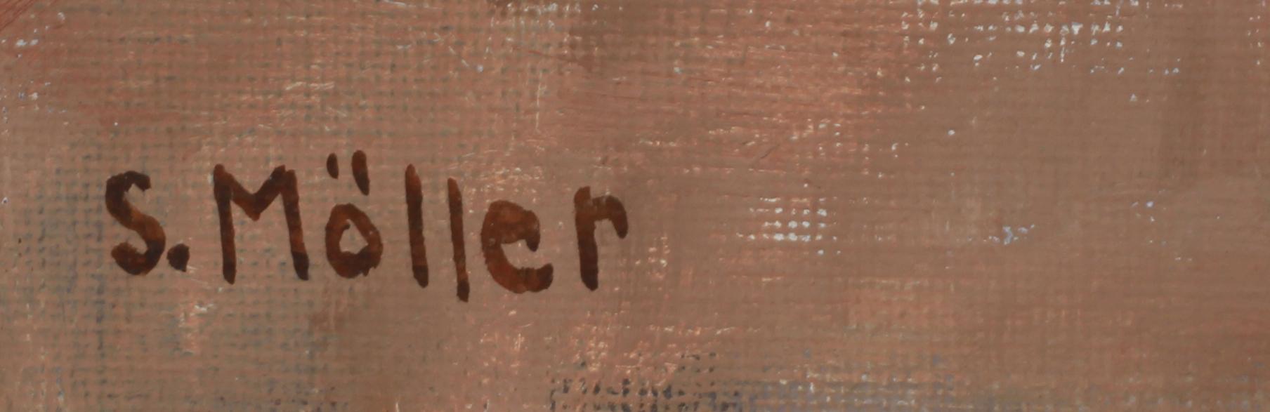 SIGURD MÖLLER, olja på duk, sign.