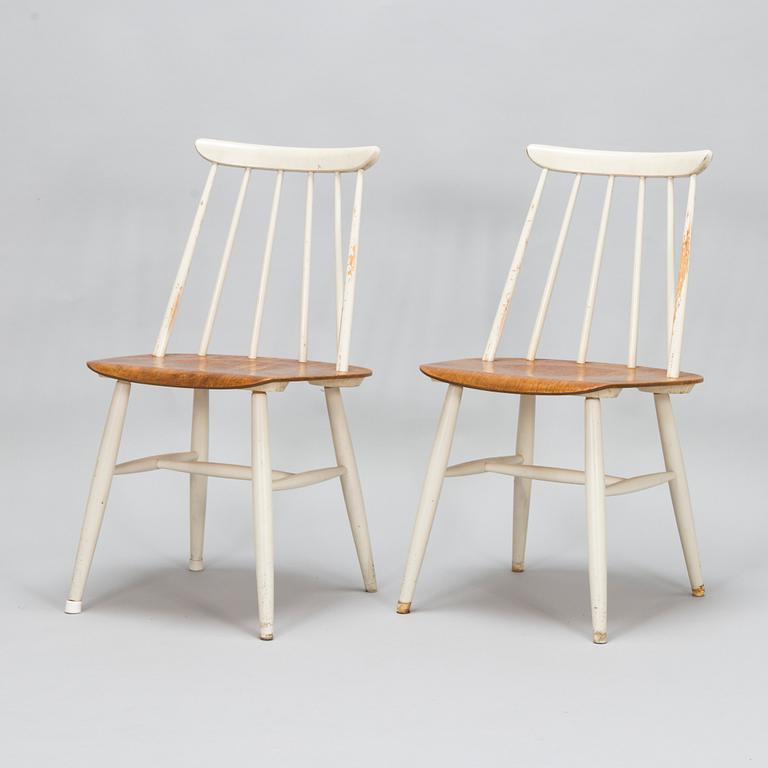 Ilmari Tapiovaara, four mid-20th century 'Fanett' chairs for Asko.