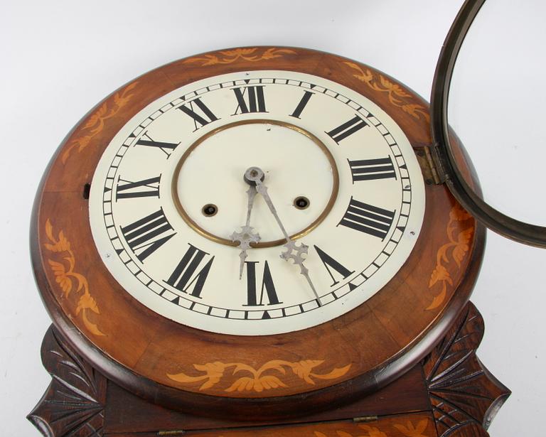 VÄGGPENDYL, sk. droppur, omkring 1900.