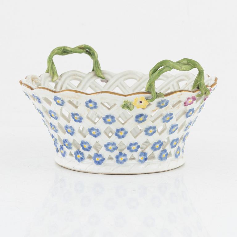 Gallerskål, porslin, Meissen, Punktzeit (1756-1773).