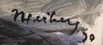 JEAN HEIBERG, oil on panel signed.