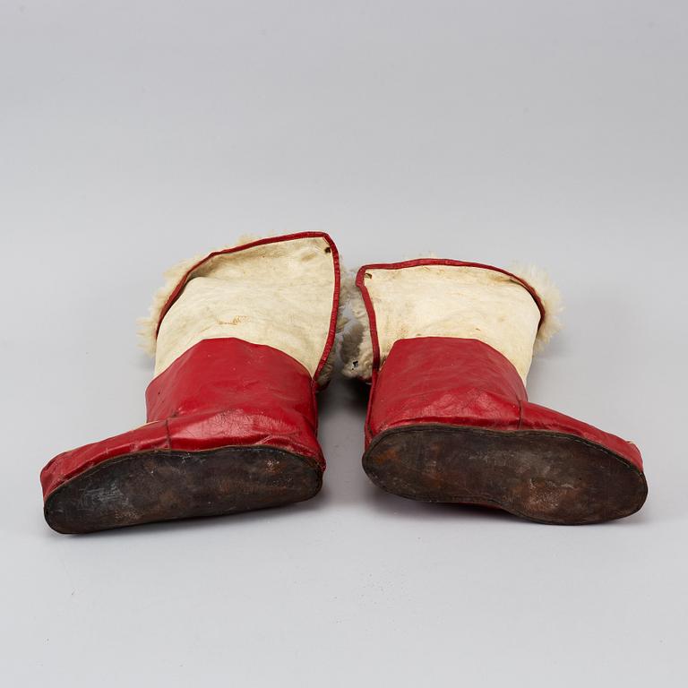 A pair of 20th century inuit  Mukluk boots.