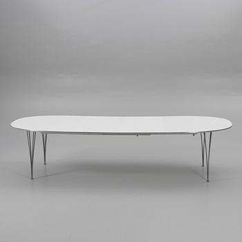 Bruno Mathsson, & Piet Hein, matbord, "Superelips", Fritz Hansen, Danmark, 1987.