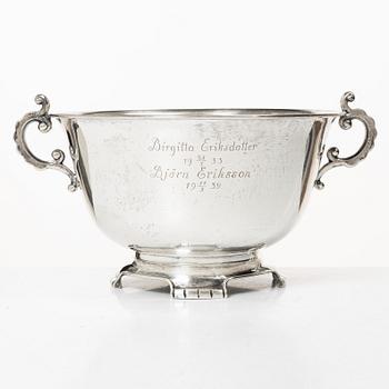 W.A. Bolin, A silver bowl, Stockholm 1931.