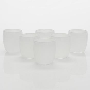 Maire Gullichsen, a set of six jug and drinking glasses, for Iittala.
