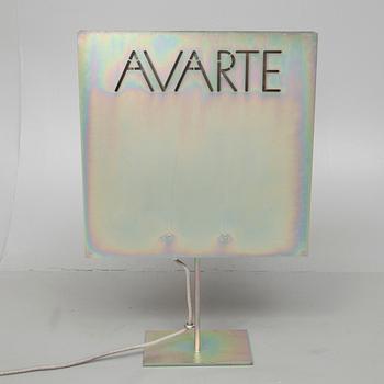 BORDSLAMPA, Avarte, stål, 1900-talets slut.