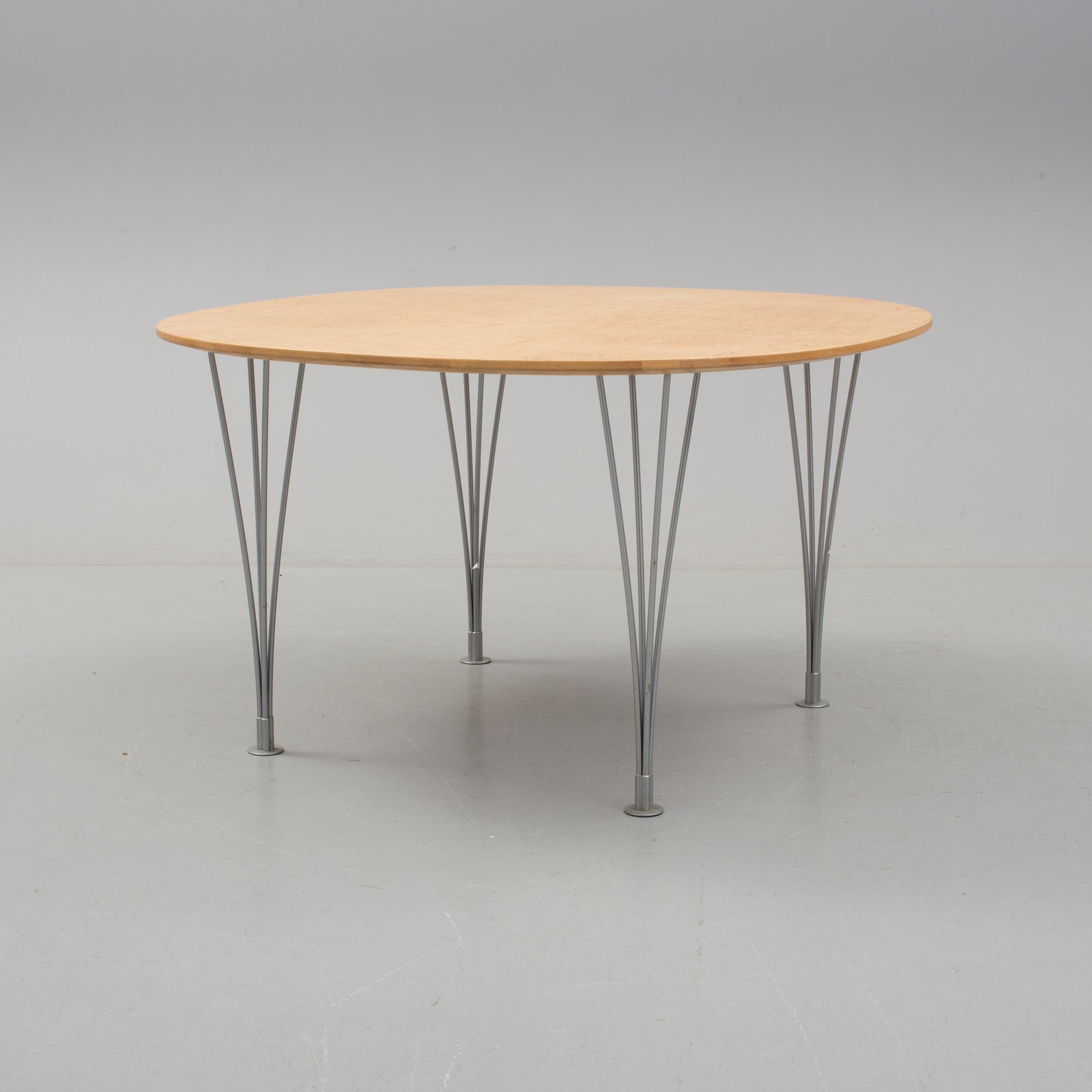 SOFFBORD, "Supercirkel", Bruno Mathsson och Piet Hein, Mathsson International, 1900-talets fjärde kvartal.