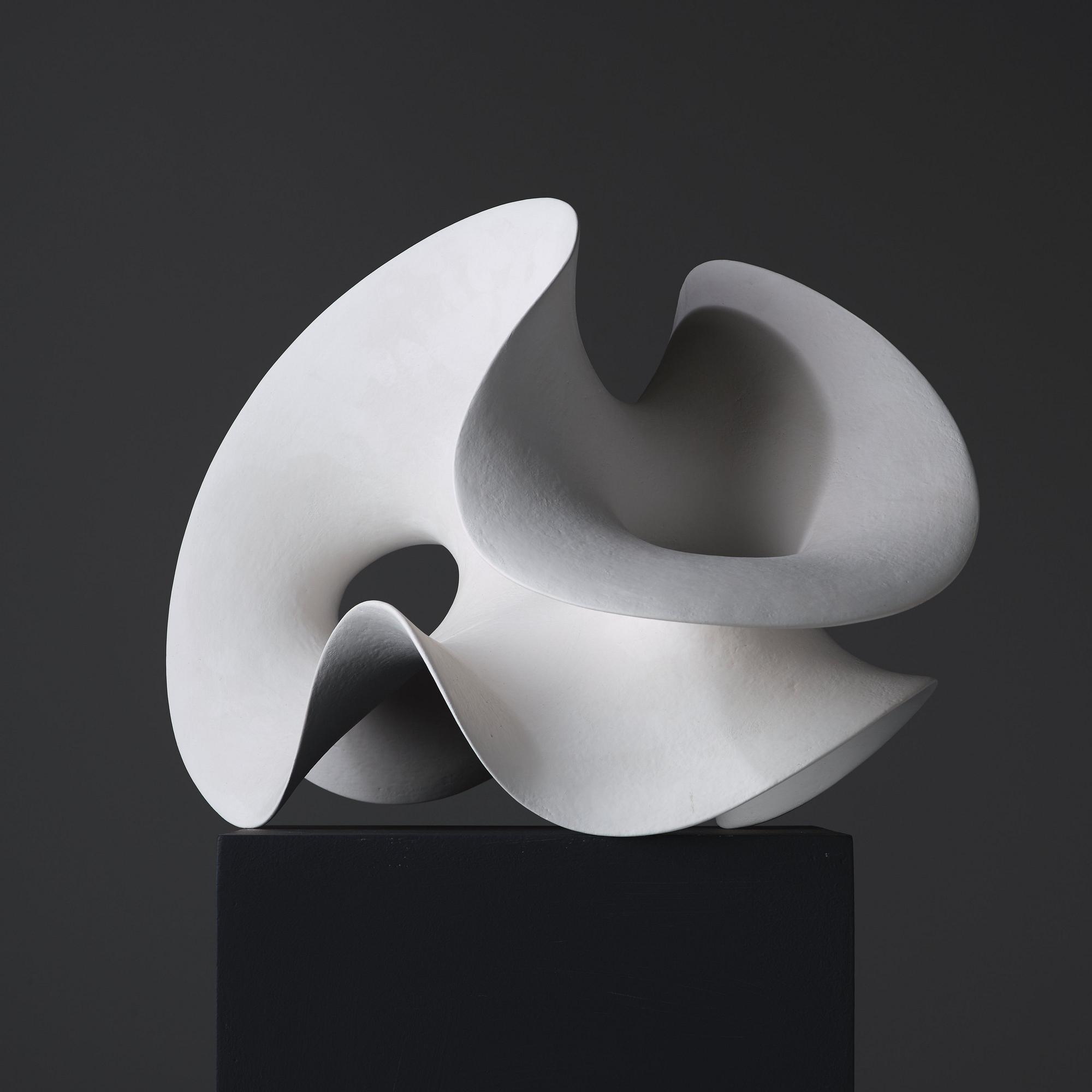 Eva Hild, an engobed stoneware sculpture "Loop 319", Sparsör Sweden 2005.