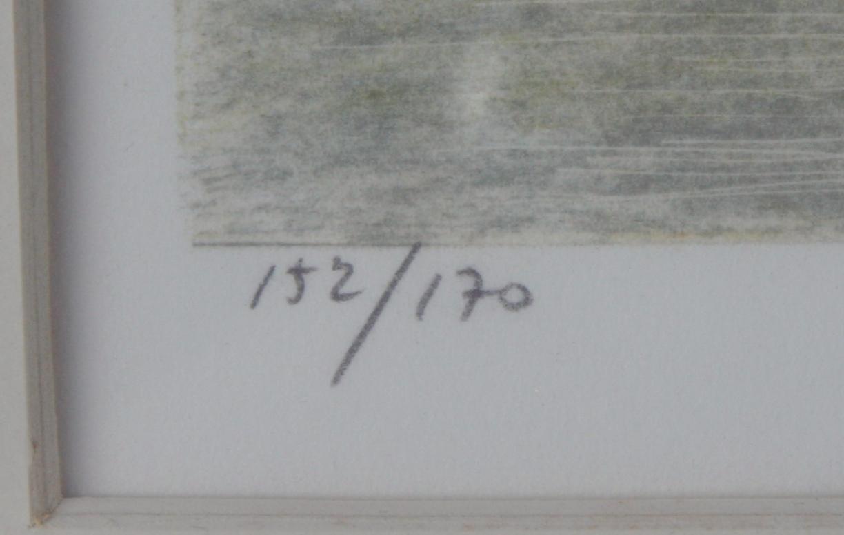 VON SCHANTZ, PHILIP. Färglitografi, sign o numr 152/170.