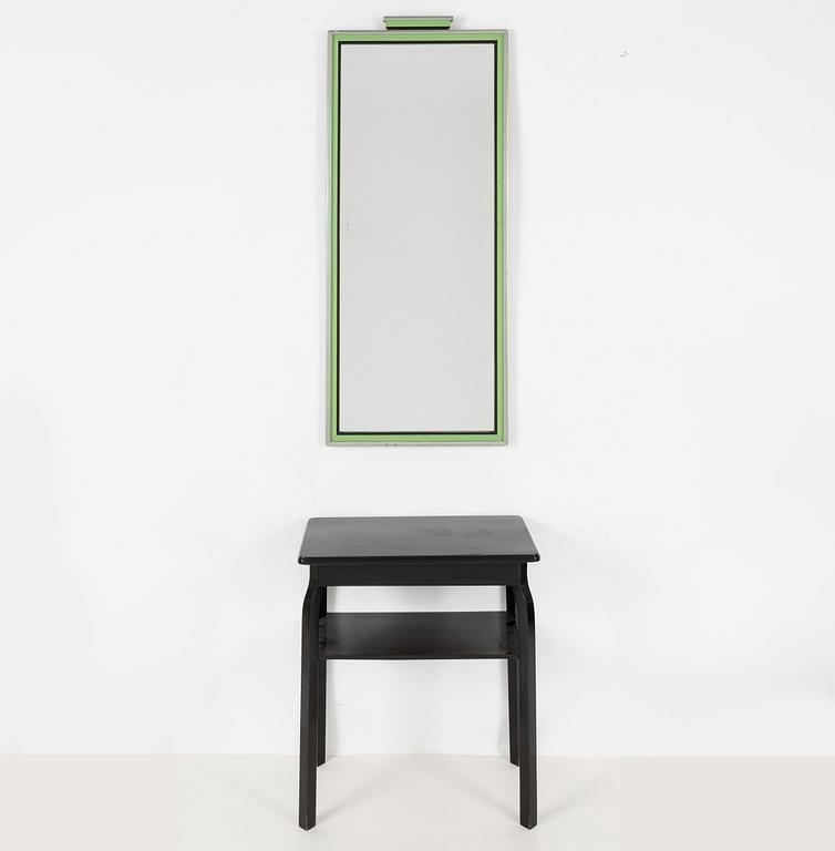 Spegel med konsolbord/hallmöbel, 1930-tal.