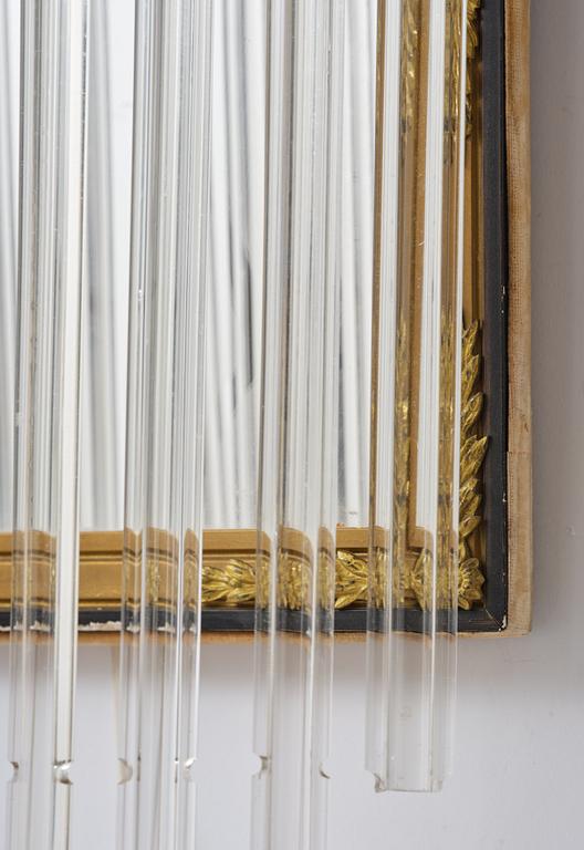 A pair of mirror sconces, 1910's/20's.