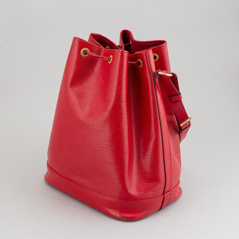 Louis Vuitton, a red Epi 'Noé' handbag, 1995.