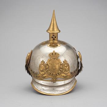 HJÄLM, m/1879-1900, för manskap, Livgardet till häst K 1, Sverige. 1900-talets första hälft.