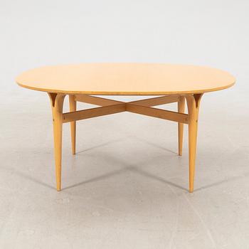 Bruno Mathsson, "Supercirkel" coffee table, Värnamo, second half of the 20th century.