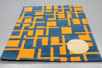 Olle Borg, a carpet, "Olleborg-2", hand tufted, ca 220 x 160 cm, signed Olle Borg 1/10 at the back on one of the labels.