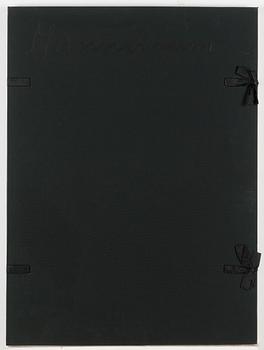 Portfolio of prints, 'Mannerheim', a set of five lithographs, signed and dated 2008, numbered 72/100.