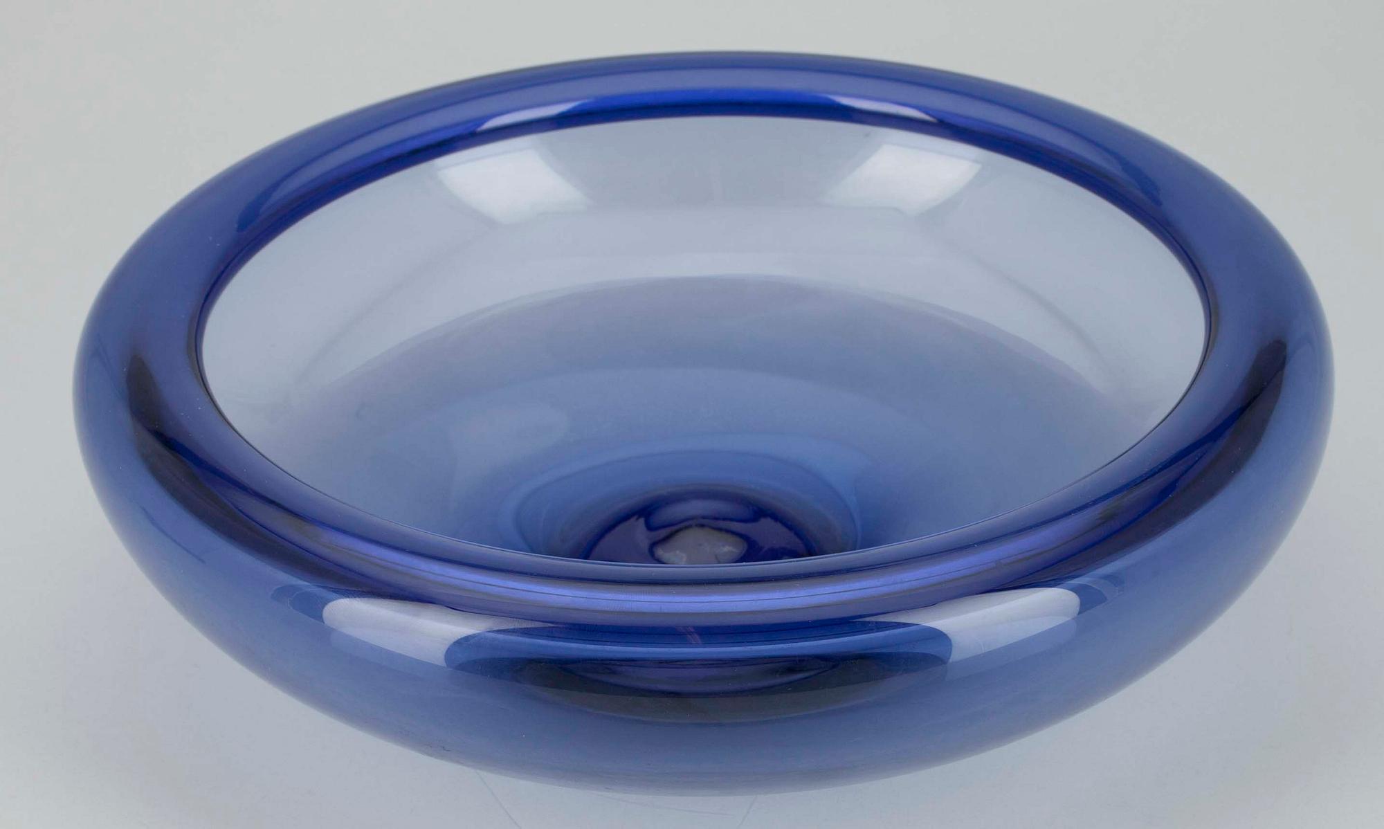 SKÅL, glas, sign. Holmegaard 17793, Danmark, 1900-talets senare hälft.